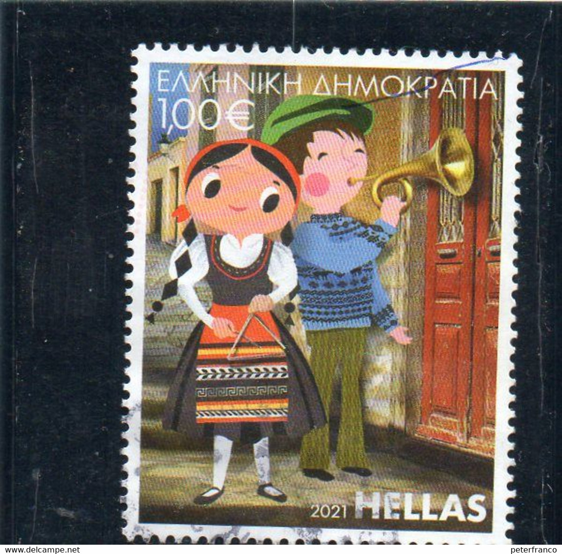 2021 Grecia - Natale - Used Stamps
