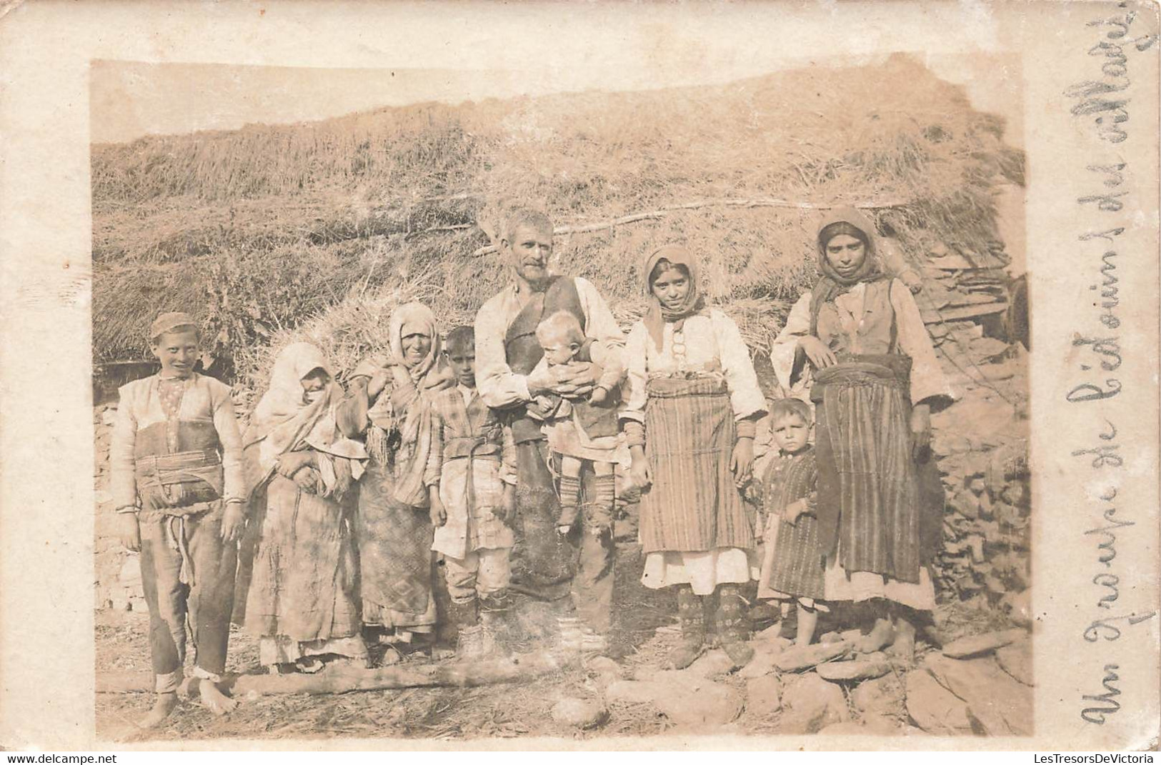 CPA Photographie - Un Groupe De Bédouins Des Villages - Photo  1917 - Photographie
