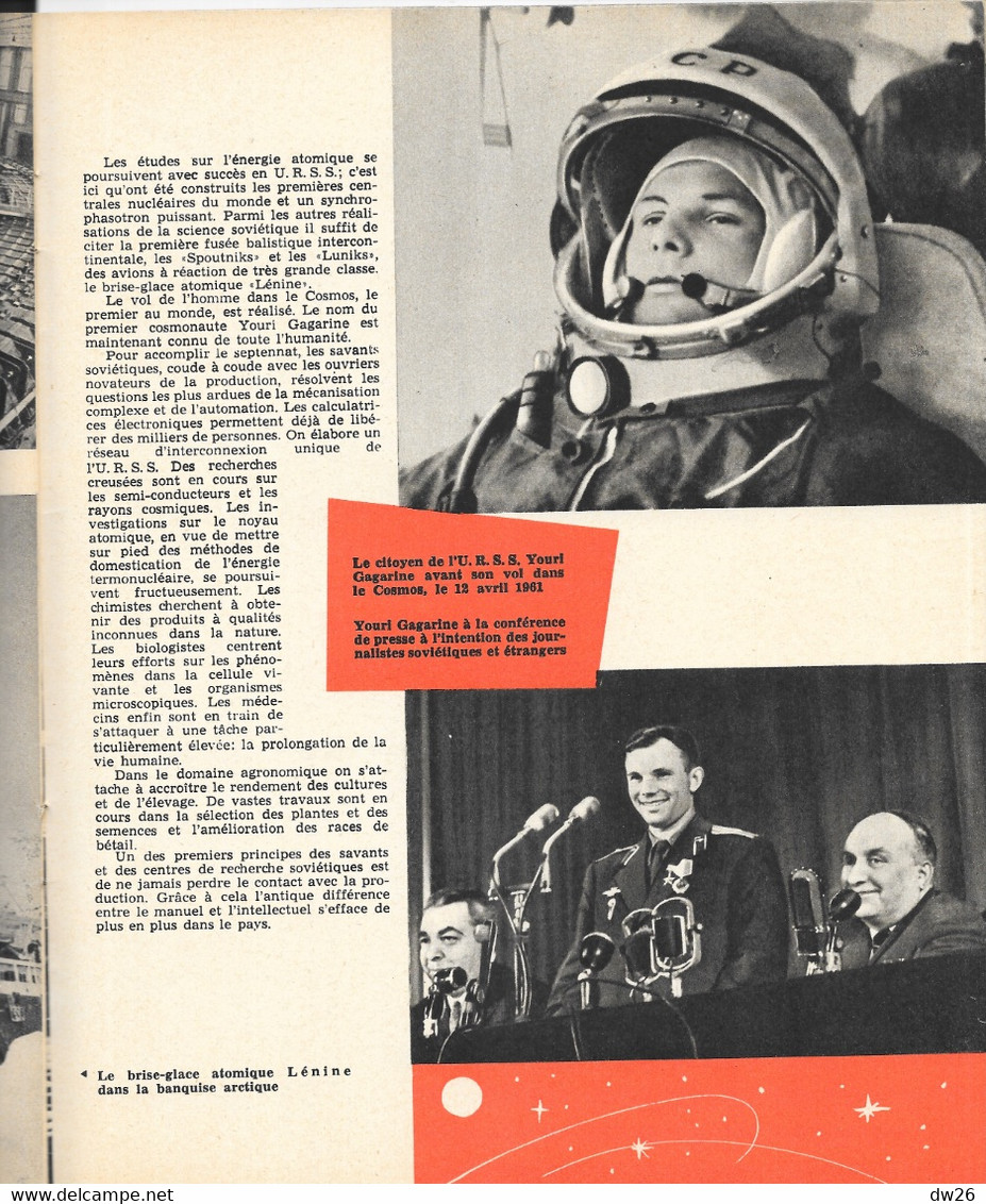 Histoire - L'URSS (U.R.S.S.) 1961 - Vie Sociale, Economique, Politique, Artistique - Khrouchtchev, Gagarine...