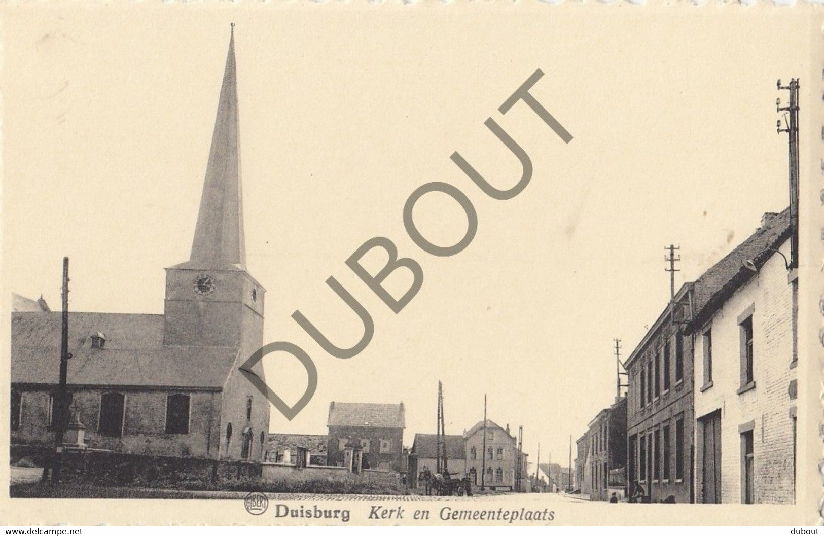 Postkaart/Carte Postale DUISBURG - Kerk En Gemeenteplaats (C2628) - Tervuren