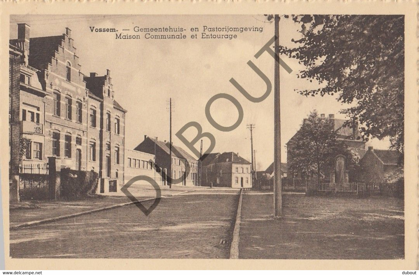 Postkaart/Carte Postale VOSSEM - Gemeentehuis En Pastorijomgeving (C2635) - Tervuren
