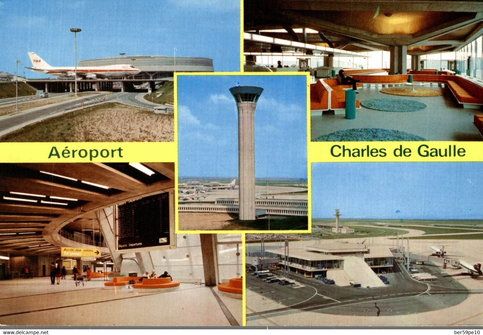 95 ROISSY EN FRANCE AEROPORT CHARLES DE GAULLE MULTI VUES - Roissy En France