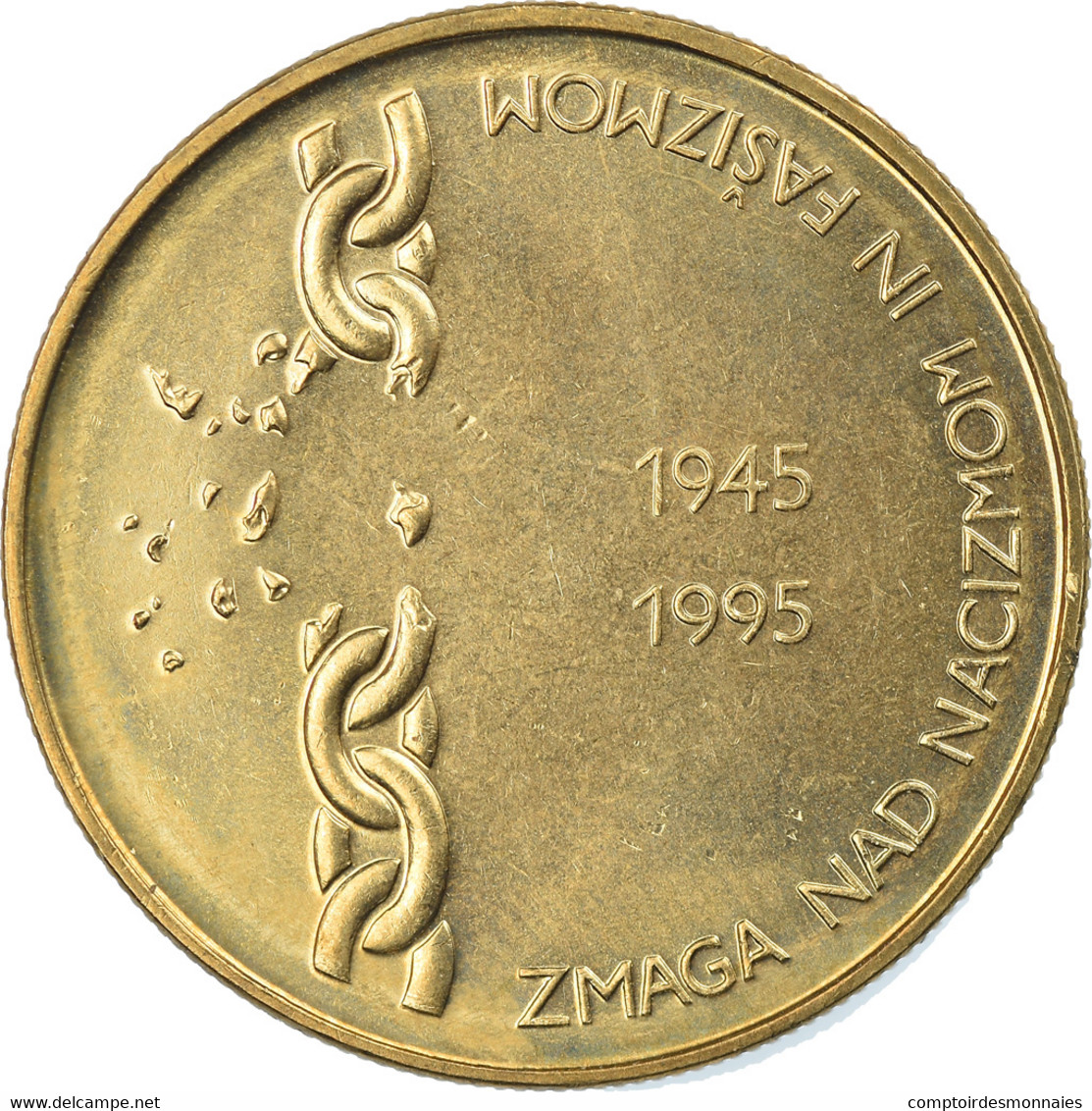 Monnaie, Slovénie, 5 Tolarjev, 1995, FDC, Nickel-brass, KM:22 - Slowenien