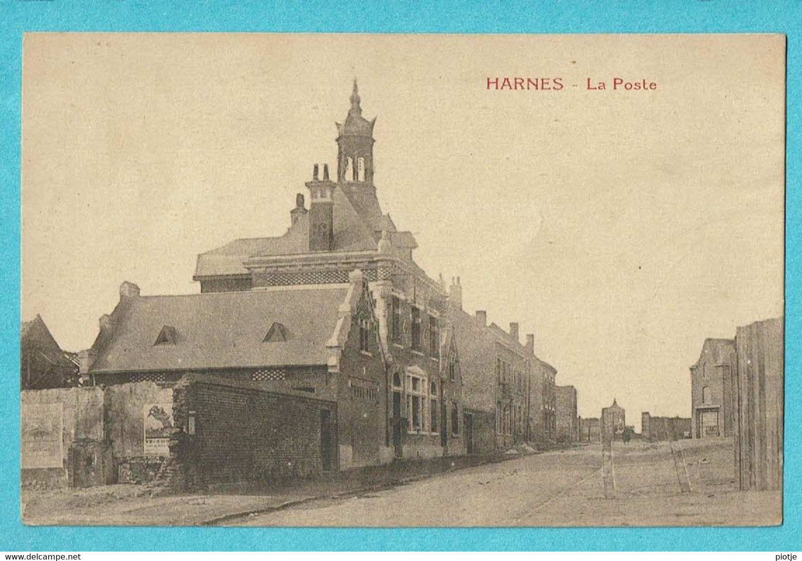 * Harnes (Dép 62 - Pas De Calais - France) * (Edition J.B. Tonneau Lille) La Poste, Post Office, Postkantoor, Old, Rare - Harnes