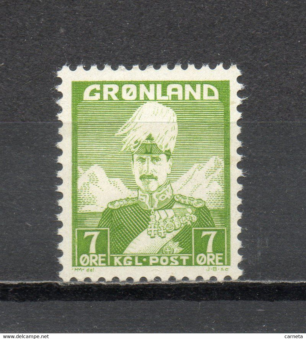 GROENLAND  N° 3  NEUF AVEC CHARNIERE  COTE  4.00€   CHRISTIAN X  ROI - Neufs