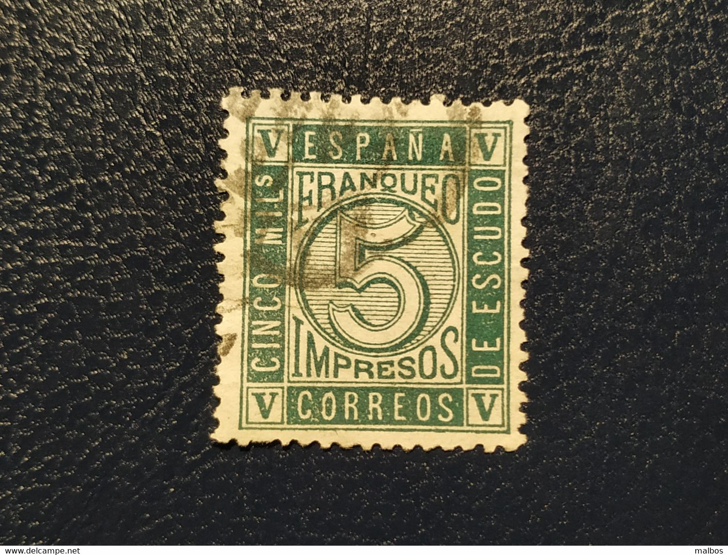 ESPAGNE 1867 (o)   Y&T N°93 - Gebraucht