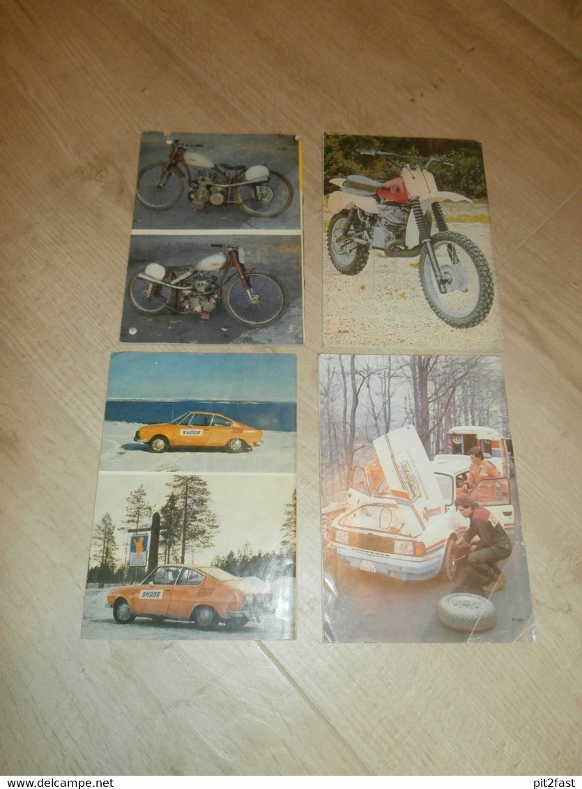 4x Motor Revue 1972-1986 , Motorsport , JAWA , MZ , CZ , Simson , Skoda , Tatra , Nachlass !!! - Motos