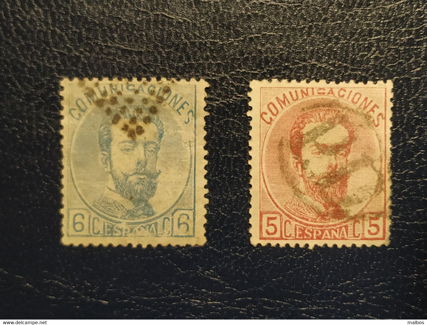 ESPAGNE 1867 (o)   Y&T N°117 + 118 - Oblitérés