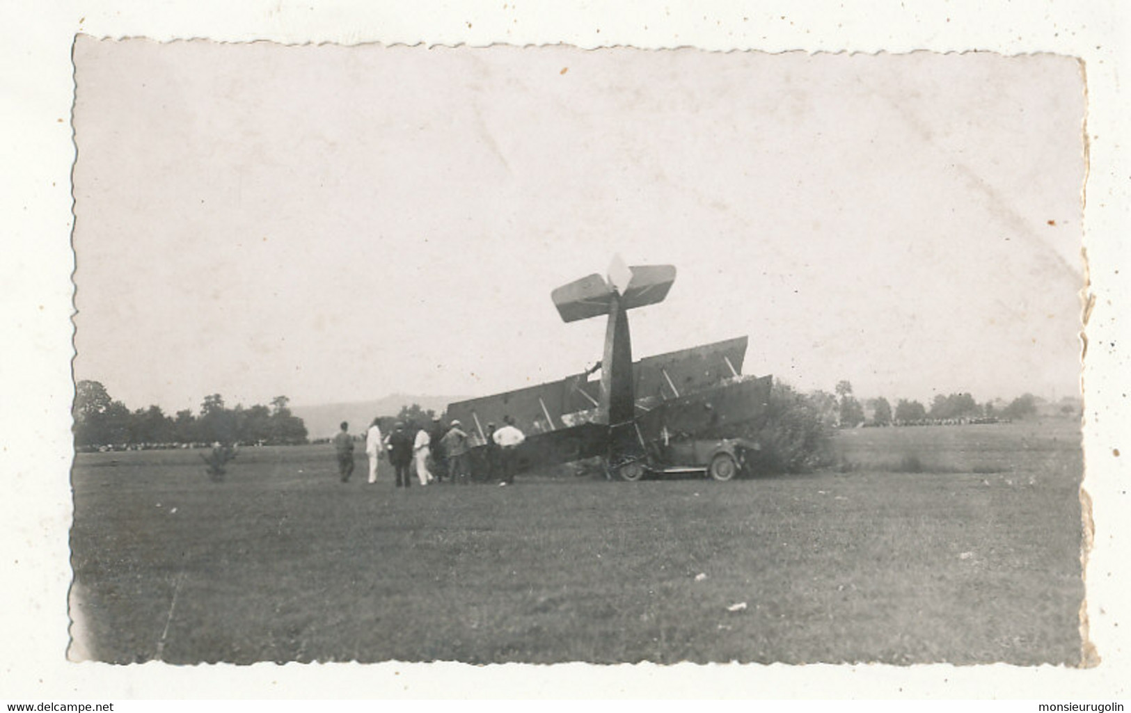 AVIATION ))  ACCIDENT 18 SEPTEMBRE 1932  à SAINT JULIEN GENEVOIS  - HAUTE SAVOIE  /  Pilote Dieudet / - Ongevalen