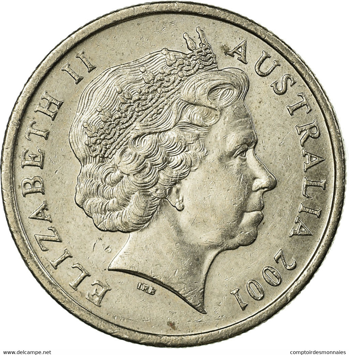 Monnaie, Australie, Elizabeth II, 5 Cents, 2001, TTB, Copper-nickel, KM:401 - 5 Cents