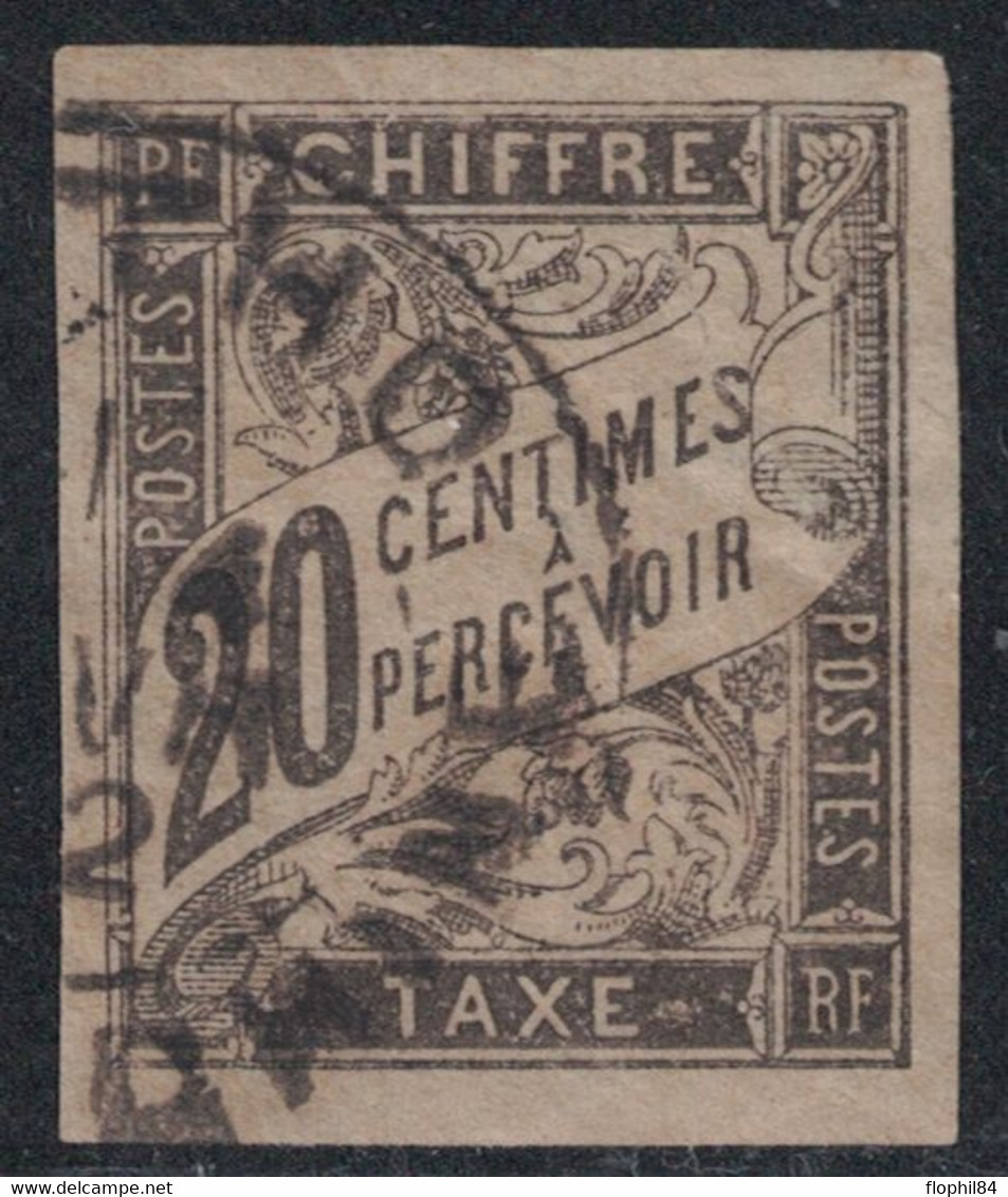 TAXE - N°8 - COLONIES GENERALES - OBLITERATION - MYTHO - COCHINCHINE. - Postage Due