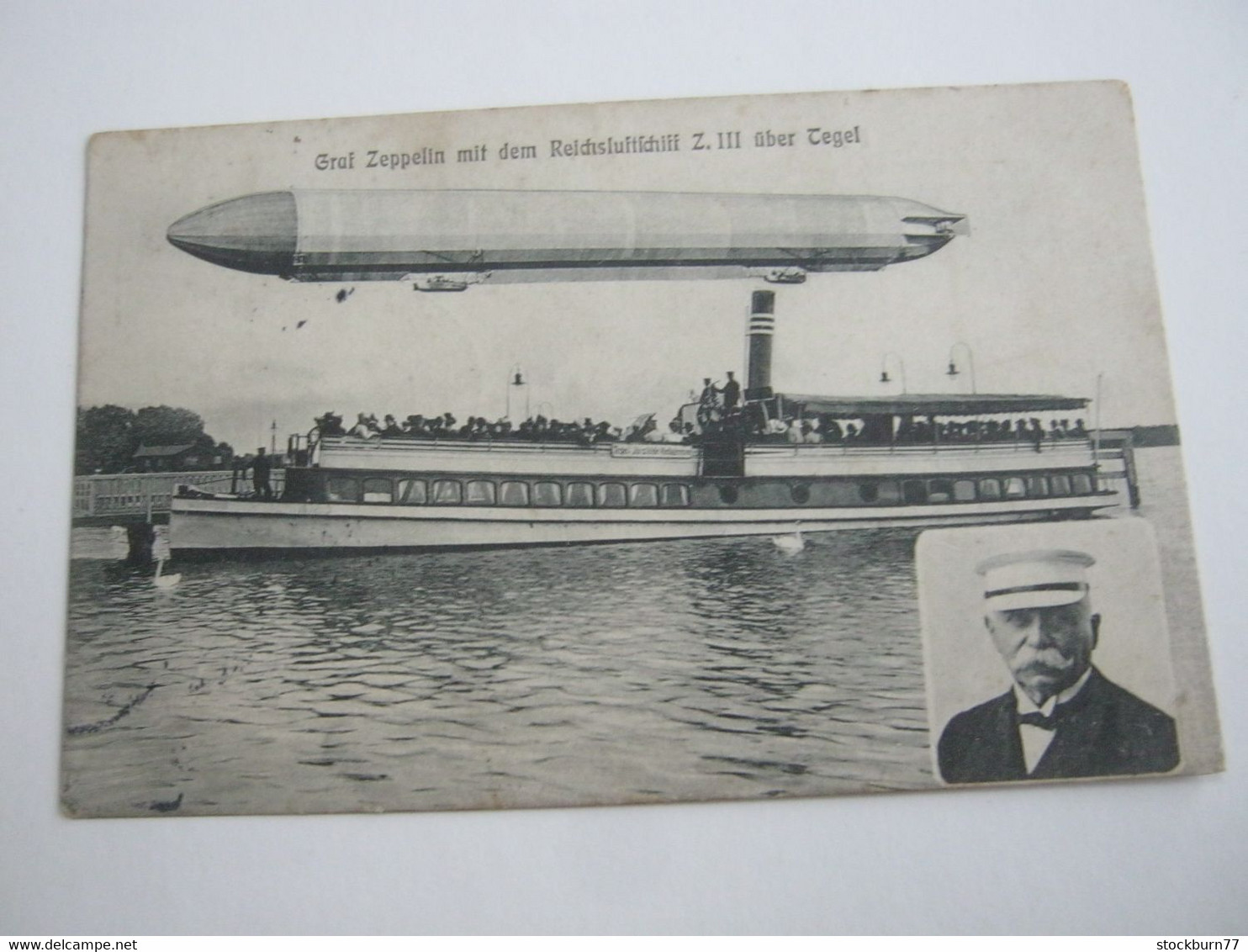BERLIN  TEGEL  ,Zeppelin  Landung,  Schöne Karte  Um 1915 - Tegel