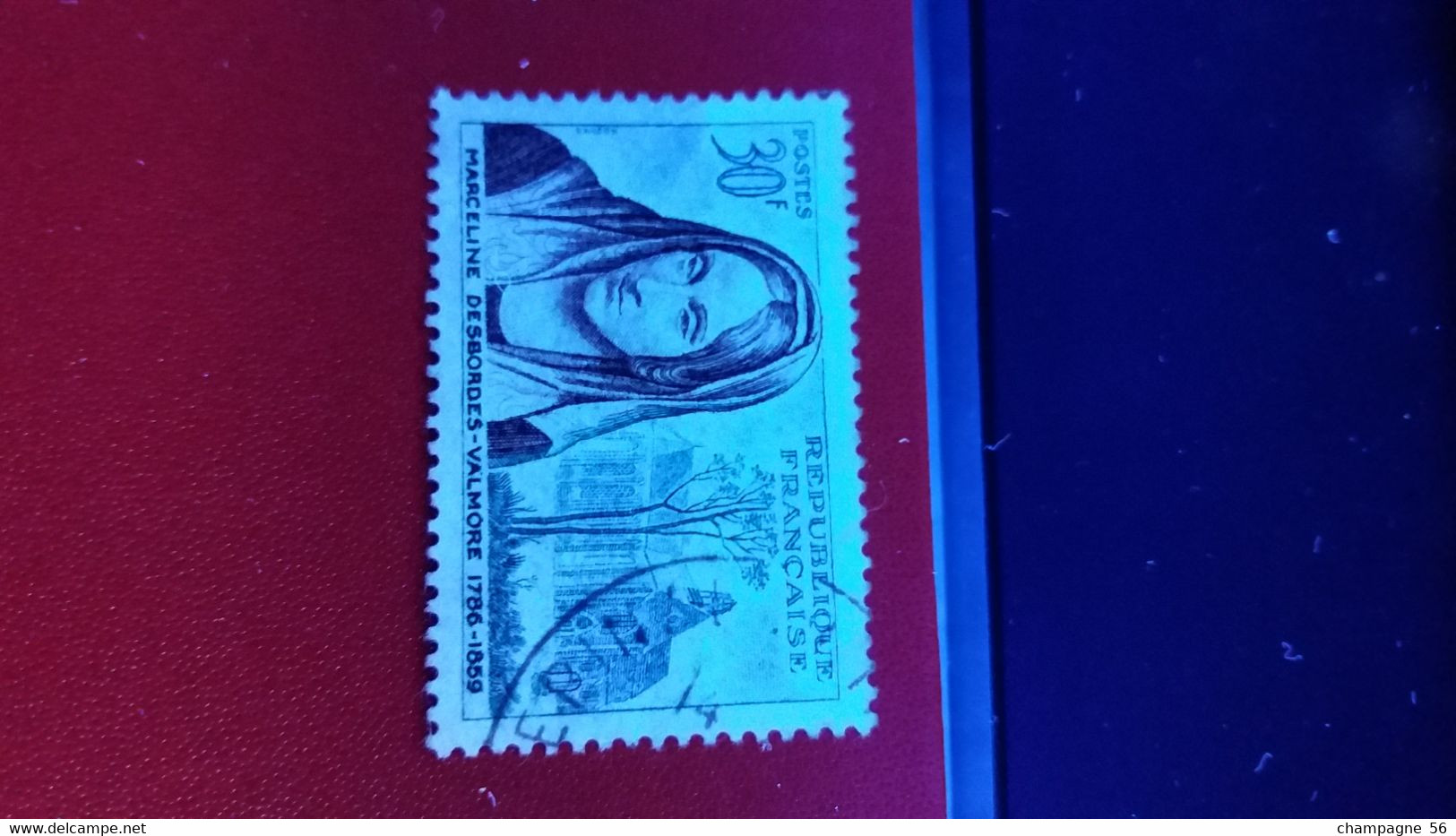 1959 N° 1214 OBLITERE 30F  LE 0 TRAIT VERT / SCANNE 3 PAS A VENDRE - Used Stamps