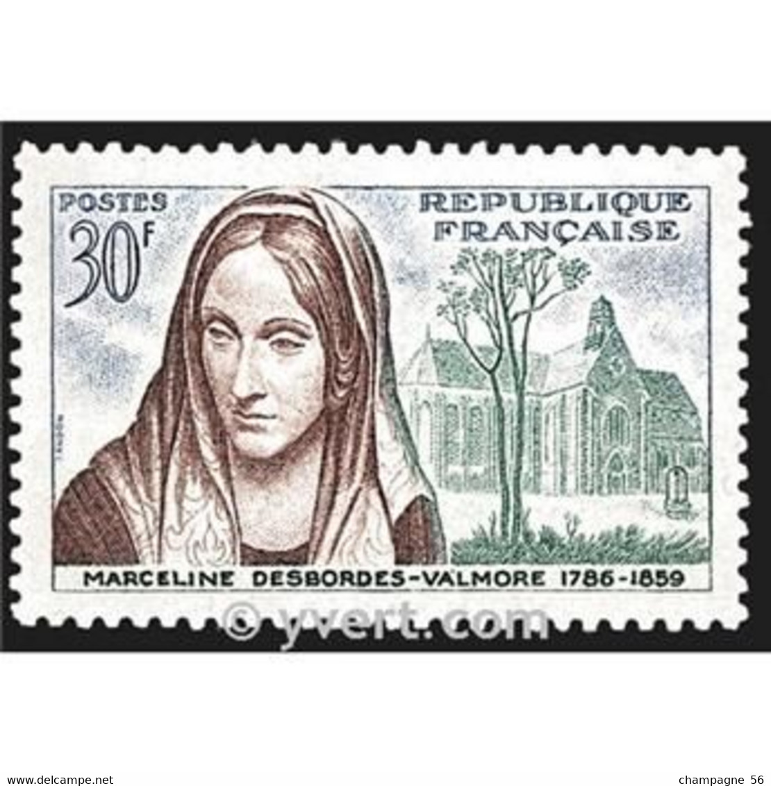 1959 N° 1214 OBLITERE 30F  LE 0 TRAIT VERT / SCANNE 3 PAS A VENDRE - Used Stamps