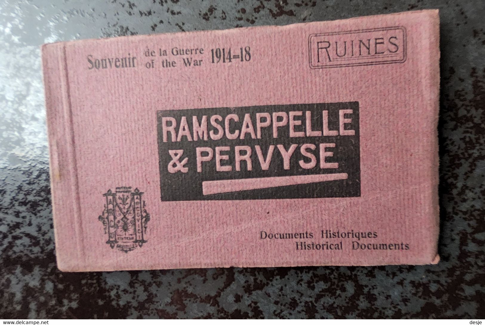 Nieuwpoort Diksmuide Souvenir De La Guerre 1914-18 Ramscappelle-Pervyse, 10 Postkaarten - Houthulst