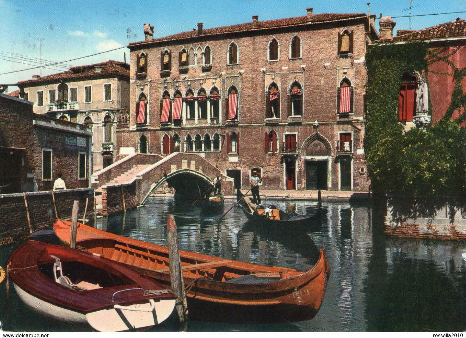 CARTOLINA  1966 ITALIA VENEZIA RIO DEI TOLENTINI Italy Venice Postcard Italien Ansichtskarten - Stazione Termini