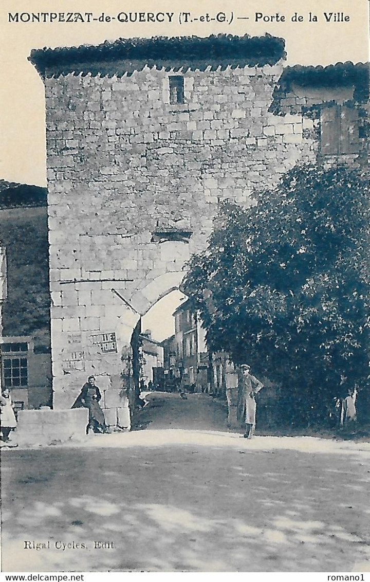 87)   MONTPEZAT  De QUERCY  -  Porte De La Ville - Montpezat De Quercy