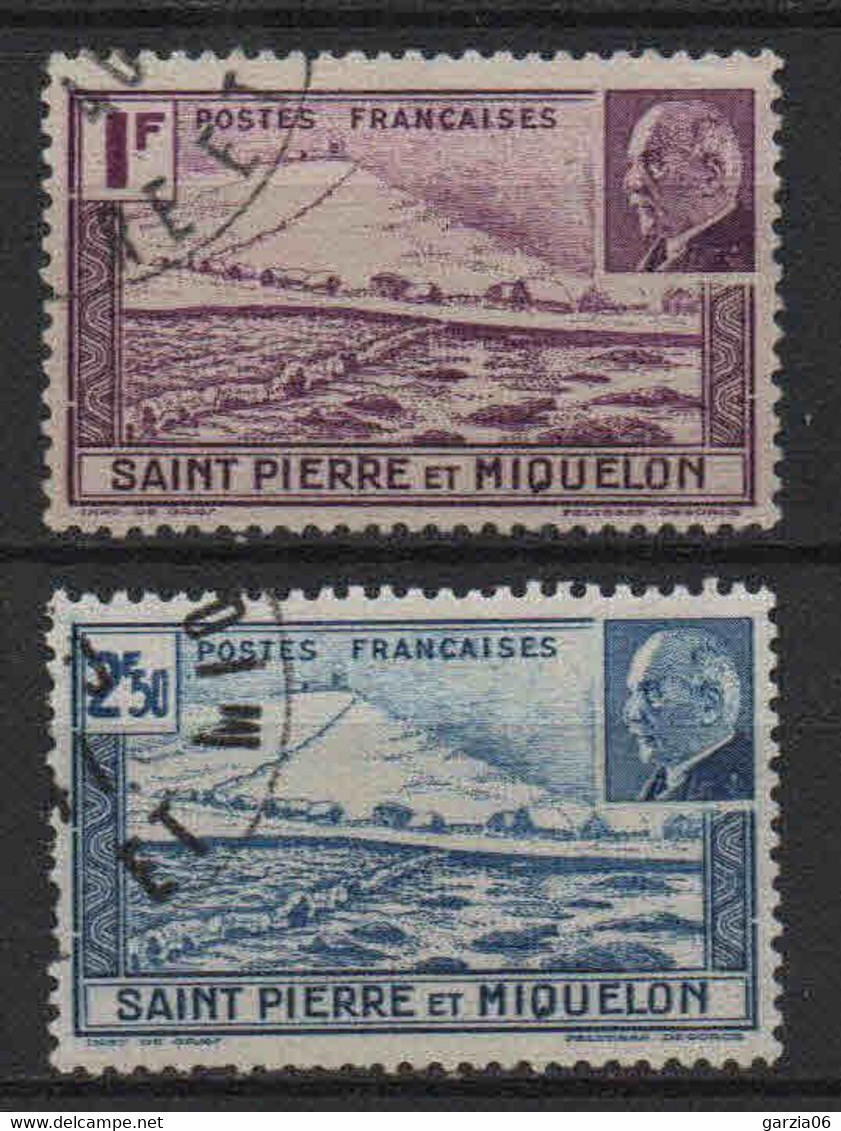 St Pierre Et Miquelon - 1941 - Pétain  - N° 210/211  - Oblit - Used - Used Stamps