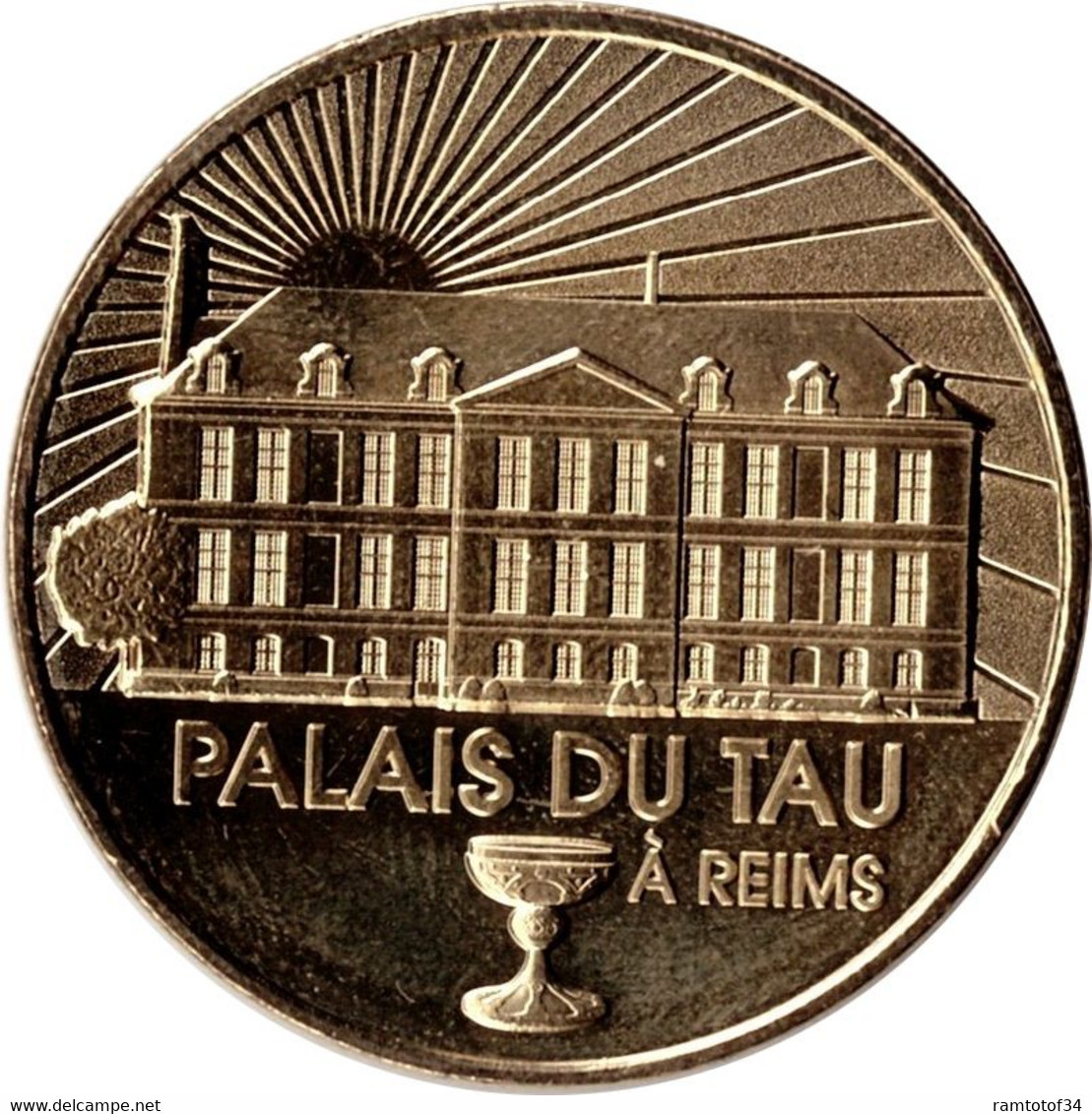 2022 MDP390 - REIMS - Palais Du Tau 3 (le Calice Du Sacre) / MONNAIE DE PARIS - 2022