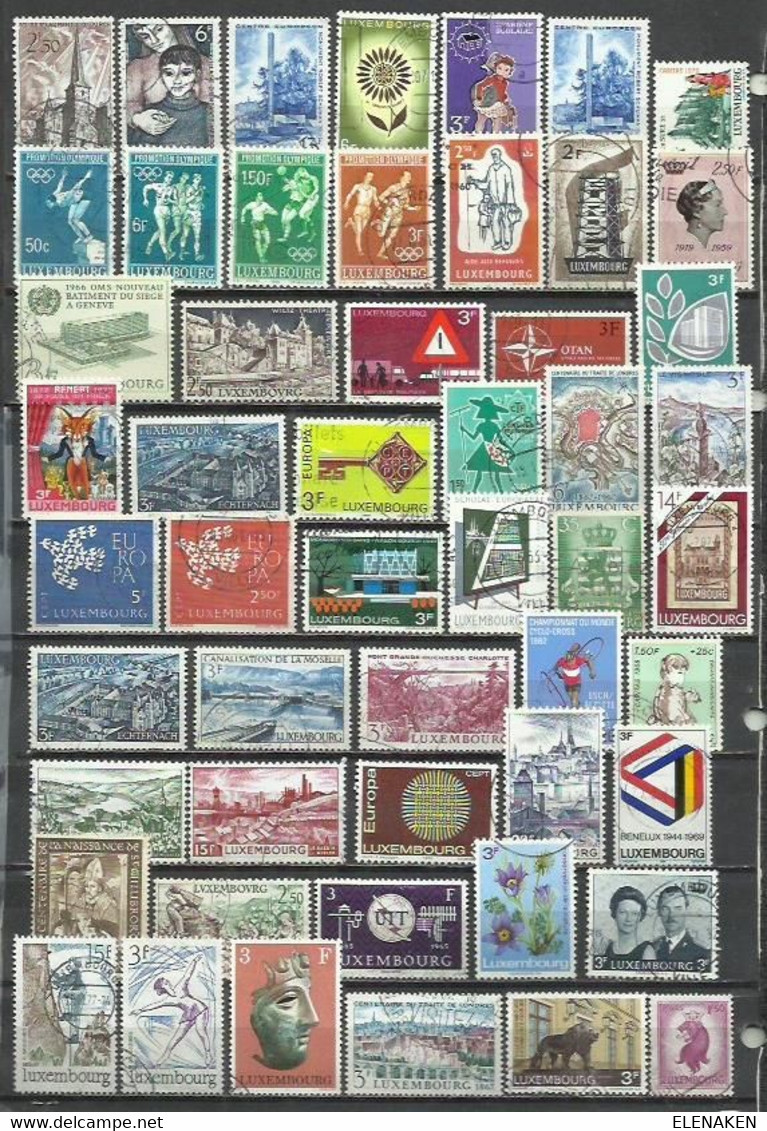 Q684A-SELLOS LUXEMBURGO SIN TASAR,BUENOS VALORES,VEAN ,FOTO REAL.LUXEMBOURG STAMPS WITHOUT TASAR, GOOD VALUES, SEE, REAL - Sammlungen