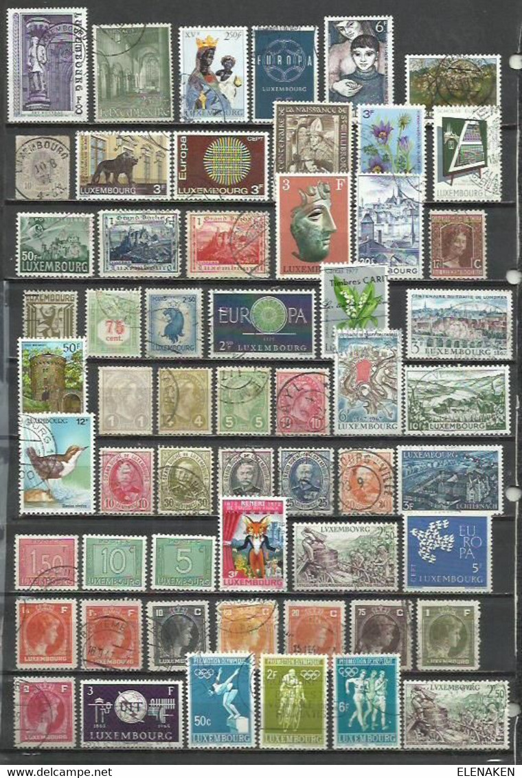 Q684B-SELLOS LUXEMBURGO SIN TASAR,BUENOS VALORES,VEAN ,FOTO REAL.LUXEMBOURG STAMPS WITHOUT TASAR, GOOD VALUES, SEE, REAL - Collections