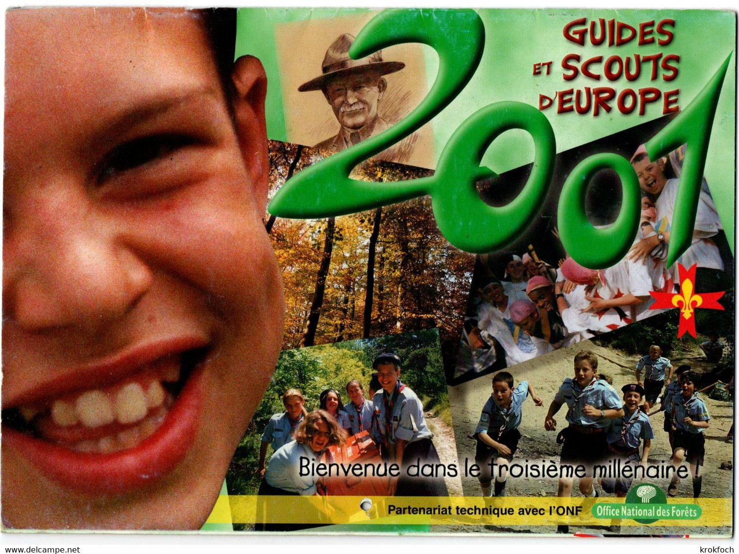 Scouts D'Europe : Six Calendriers 1998 1999 2001 2003 2006 2007 - Scoutisme Scout - Grand Format : 1991-00