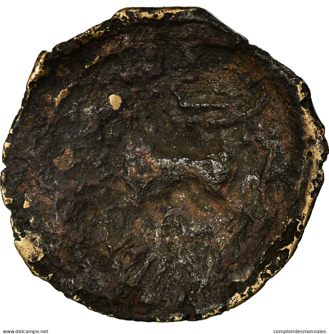 Monnaie, Suessions, Bronze Æ, TB, Bronze, Delestrée:554 - Gauloises