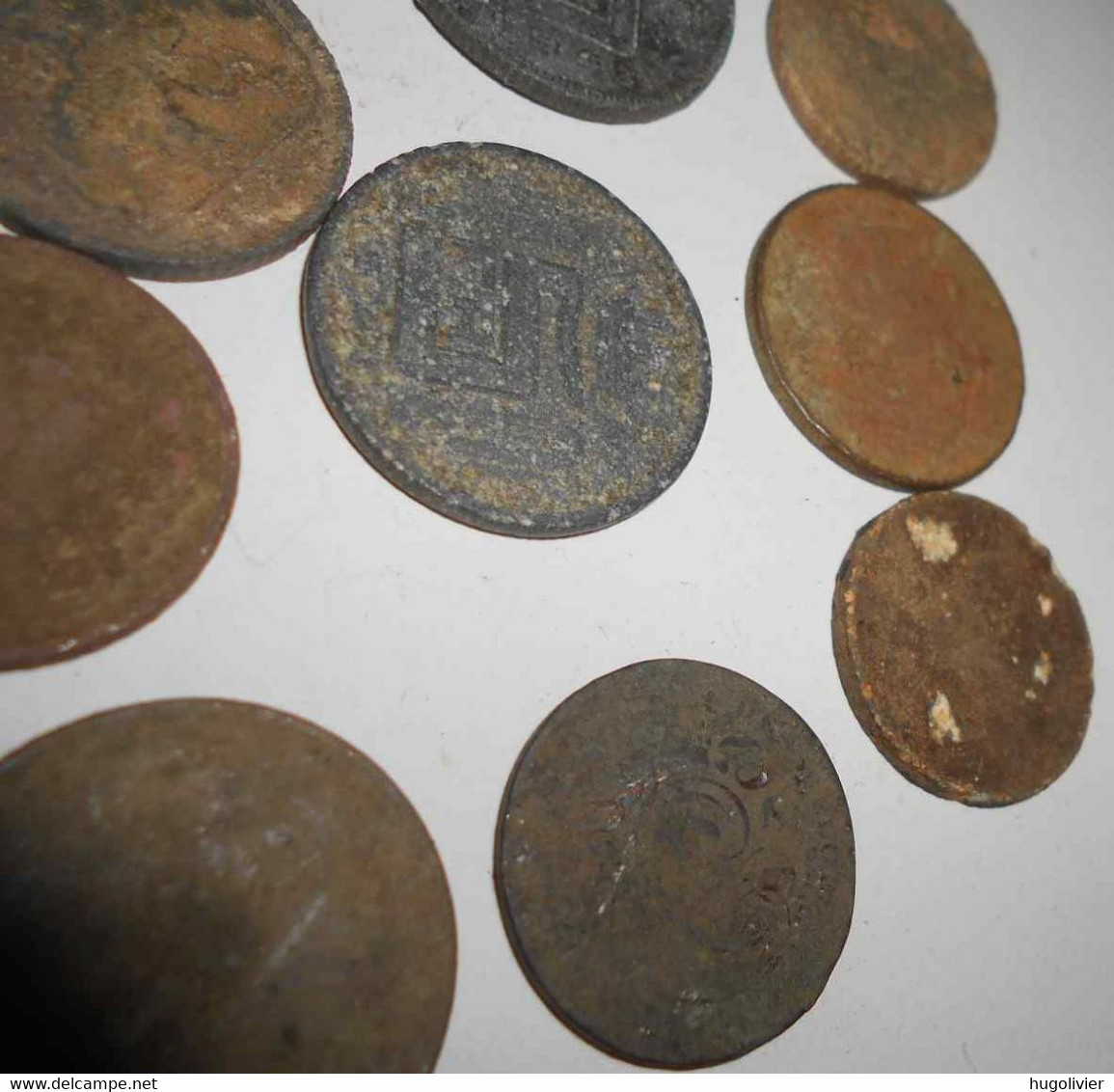 Lot de 17 monnaies 20e siècle Belgique à nettoyer et identifier