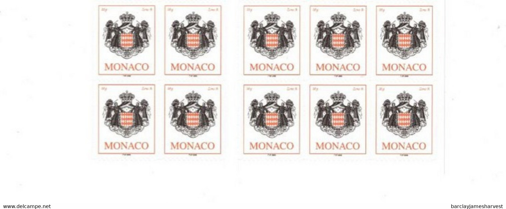 Carnet Neuf** De Monaco Numéro 15 Zone A Année 2005 - Carnets