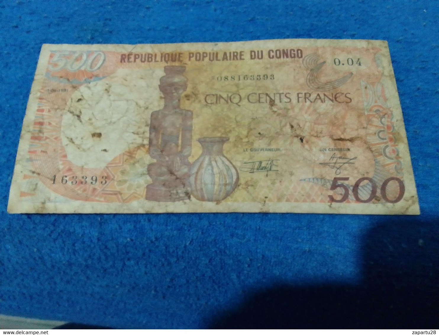 KONGO- 500 FRANK - Comores