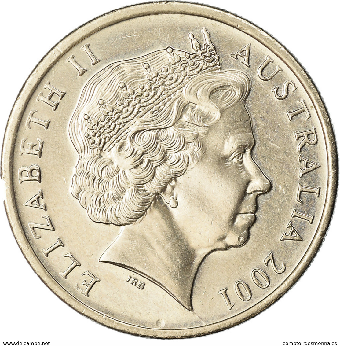 Monnaie, Australie, Elizabeth II, 10 Cents, 2001, SUP, Copper-nickel, KM:402 - 10 Cents