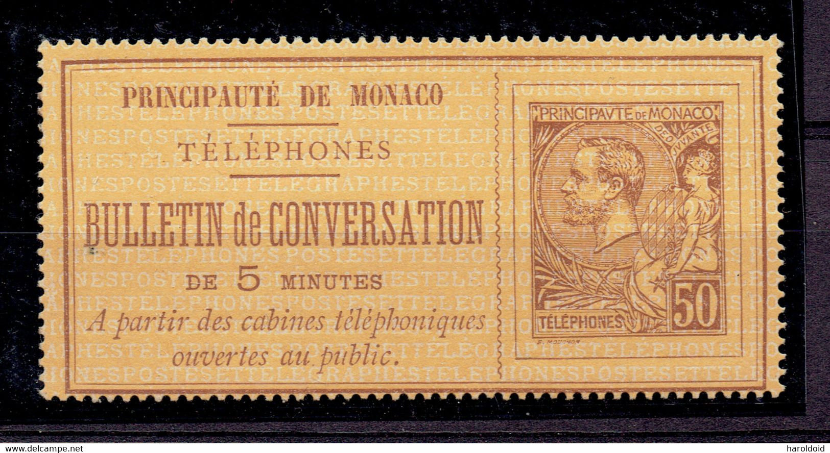 MONACO - TP MONACO - N°1 X TTB - Téléphone