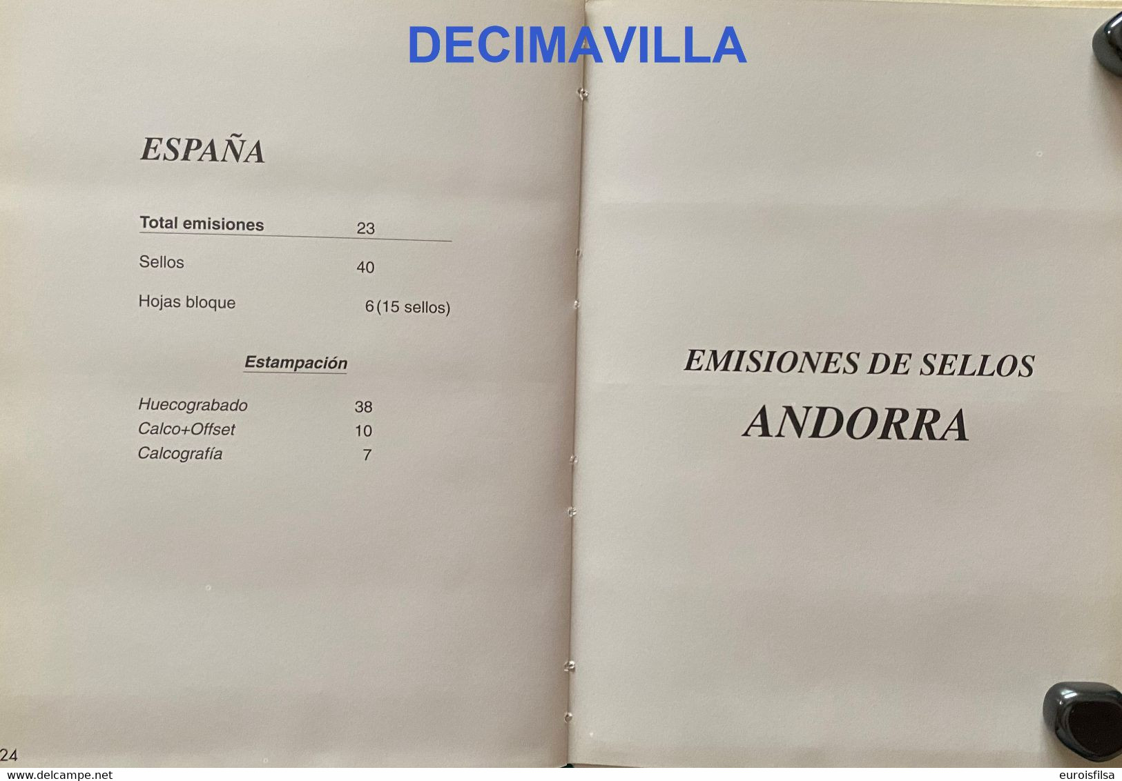 ESP176, ESPAÑA, LIBRO OFICIAL DE CORREOS DE ESPAÑA Y ANDORRA, 1996