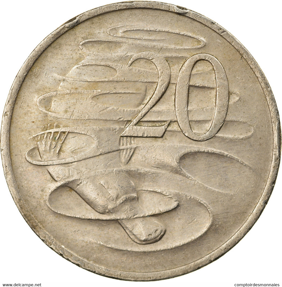 Monnaie, Australie, Elizabeth II, 20 Cents, 1973, TTB, Copper-nickel, KM:66 - 20 Cents