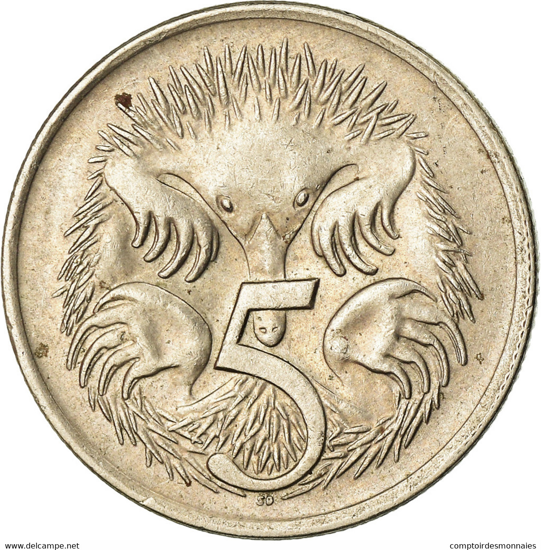 Monnaie, Australie, Elizabeth II, 5 Cents, 1971, TTB, Copper-nickel, KM:64 - 5 Cents