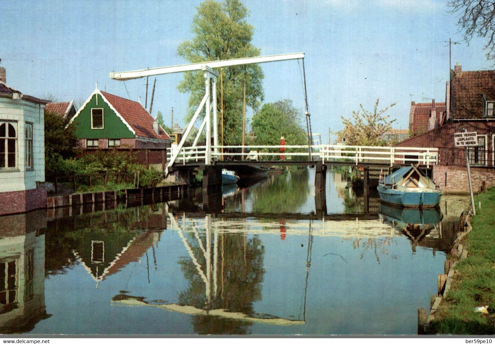 PAYS BAS EDAM SCHEPENMAKERSDIJK MET KWAKELBRUG - Edam