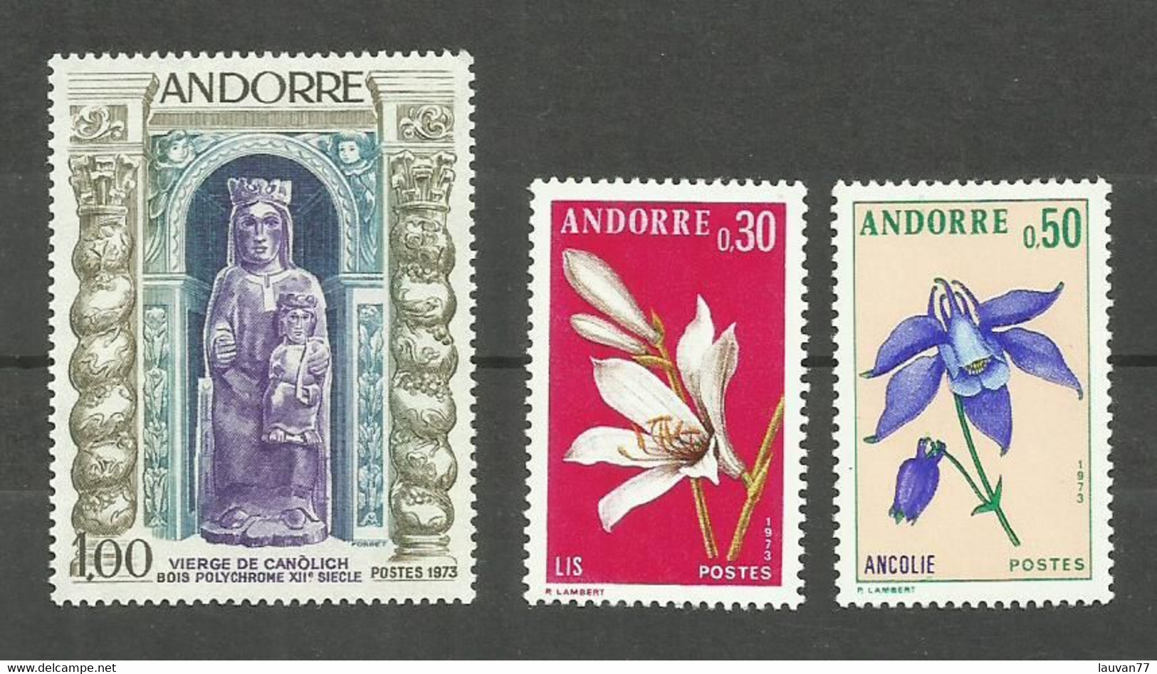 Andorre Français N°228 à 230 Neufs** Cote 4.70€ - Unused Stamps