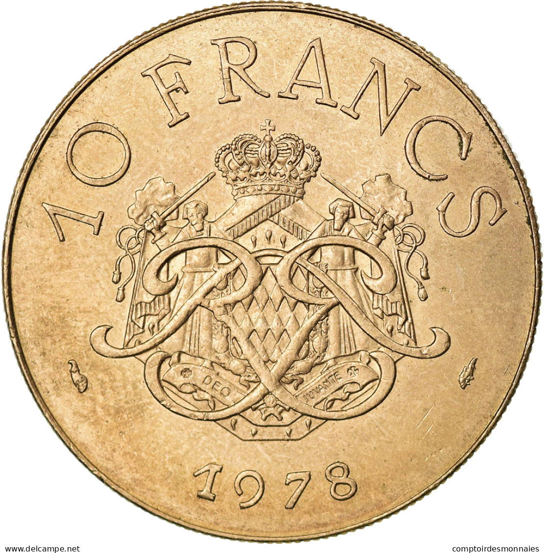 Monnaie, Monaco, Rainier III, 10 Francs, 1978, SUP, Copper-Nickel-Aluminum - 1960-2001 Nouveaux Francs