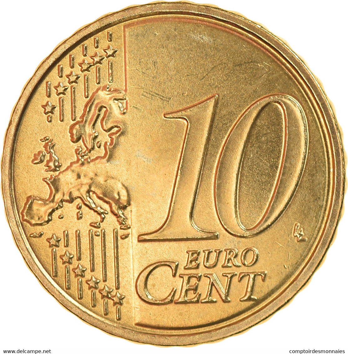 Estonia, 10 Euro Cent, 2018, TTB+, Laiton, KM:New - Estonie