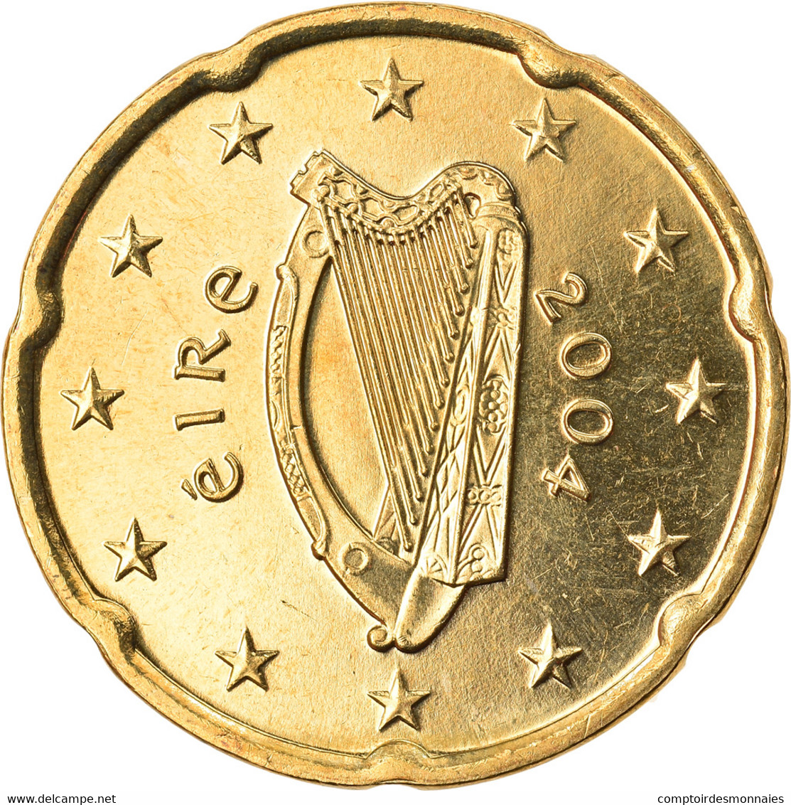 IRELAND REPUBLIC, 20 Euro Cent, 2004, Sandyford, FDC, Laiton, KM:36 - Irland