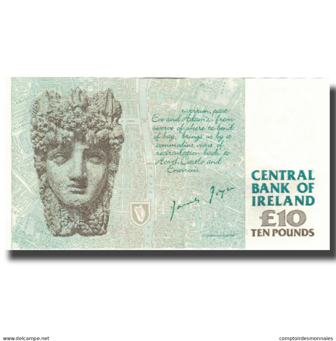 Billet, Ireland - Republic, 10 Pounds, Undated (1993-99), KM:76b, SUP+ - Irland