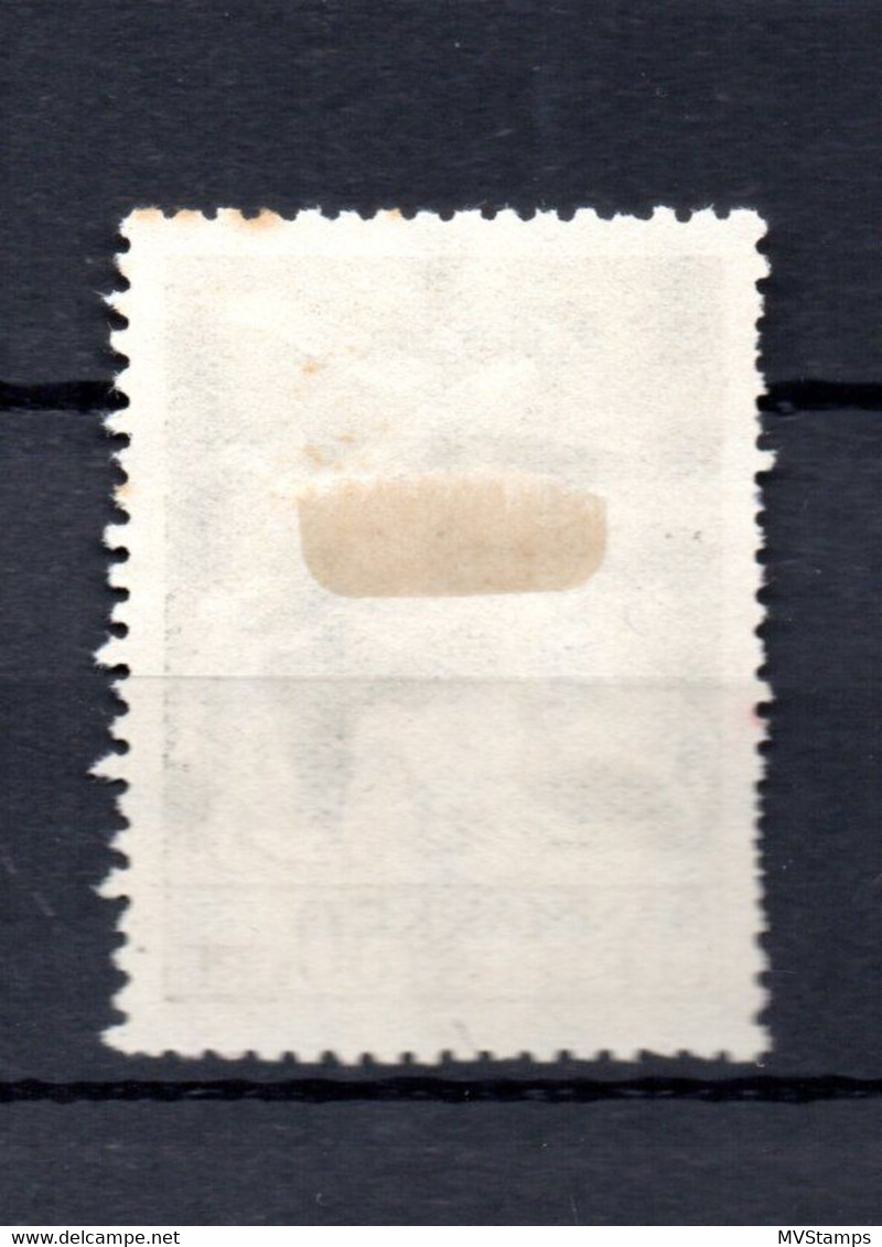 Denmark 1929 Old 50 Ore Airmail-stamp (Michel 180) Nice Used - Poste Aérienne