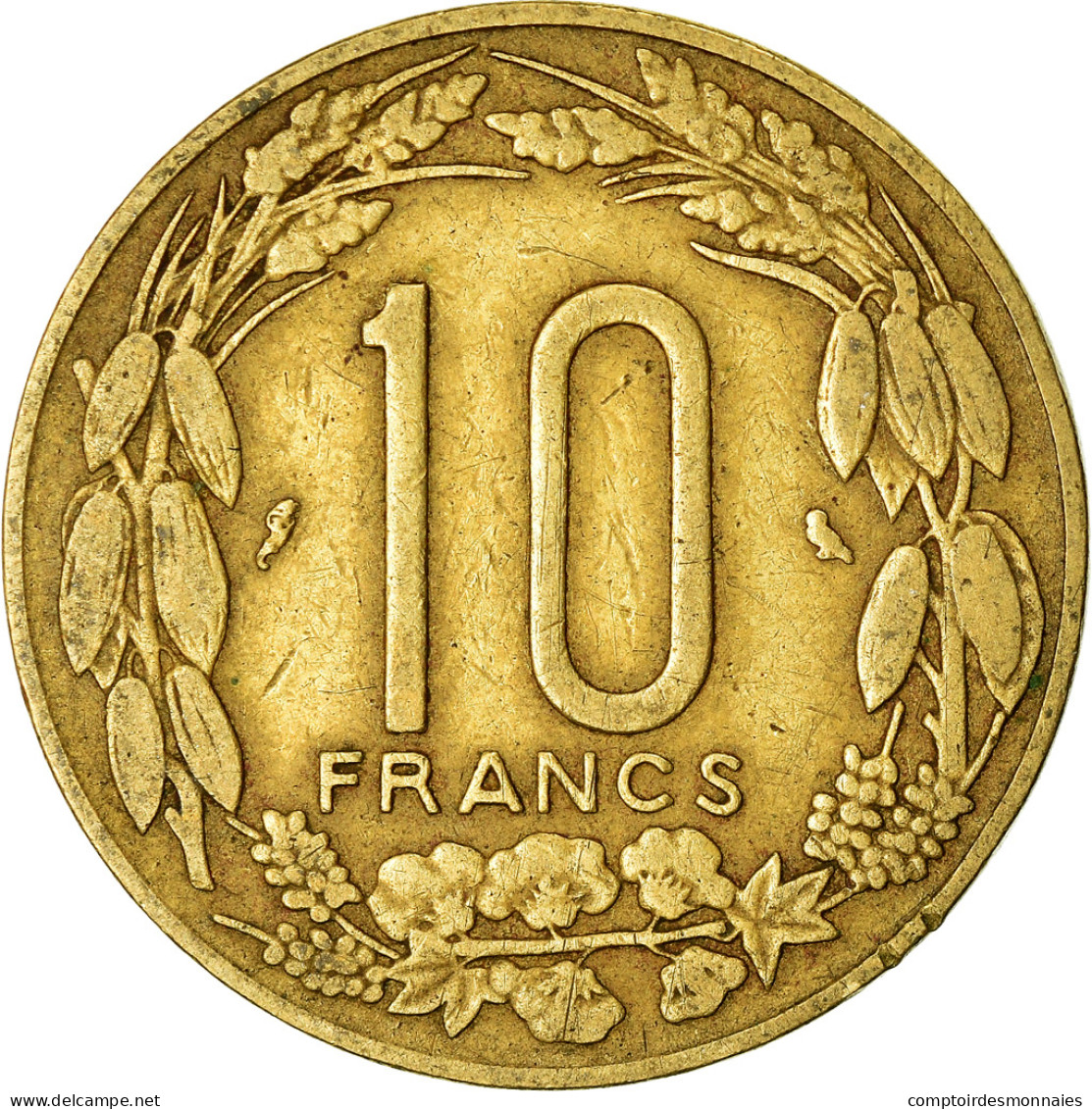 Monnaie, États De L'Afrique équatoriale, 10 Francs, 1969, Paris, TB+ - Cameroun