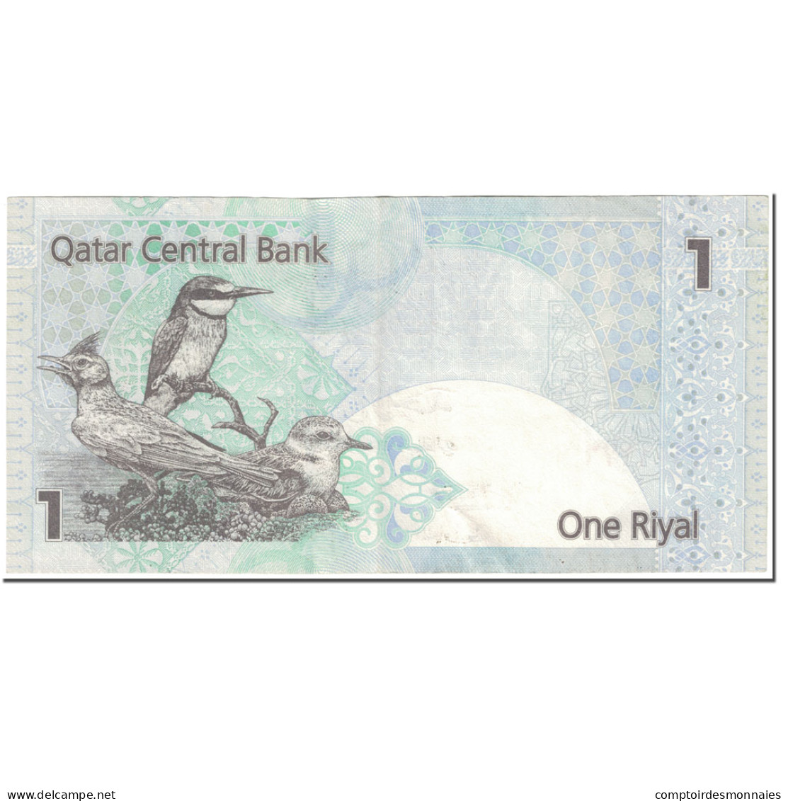 Billet, Qatar, 1 Riyal, 2008, Undated (2008), KM:28, TTB - Qatar