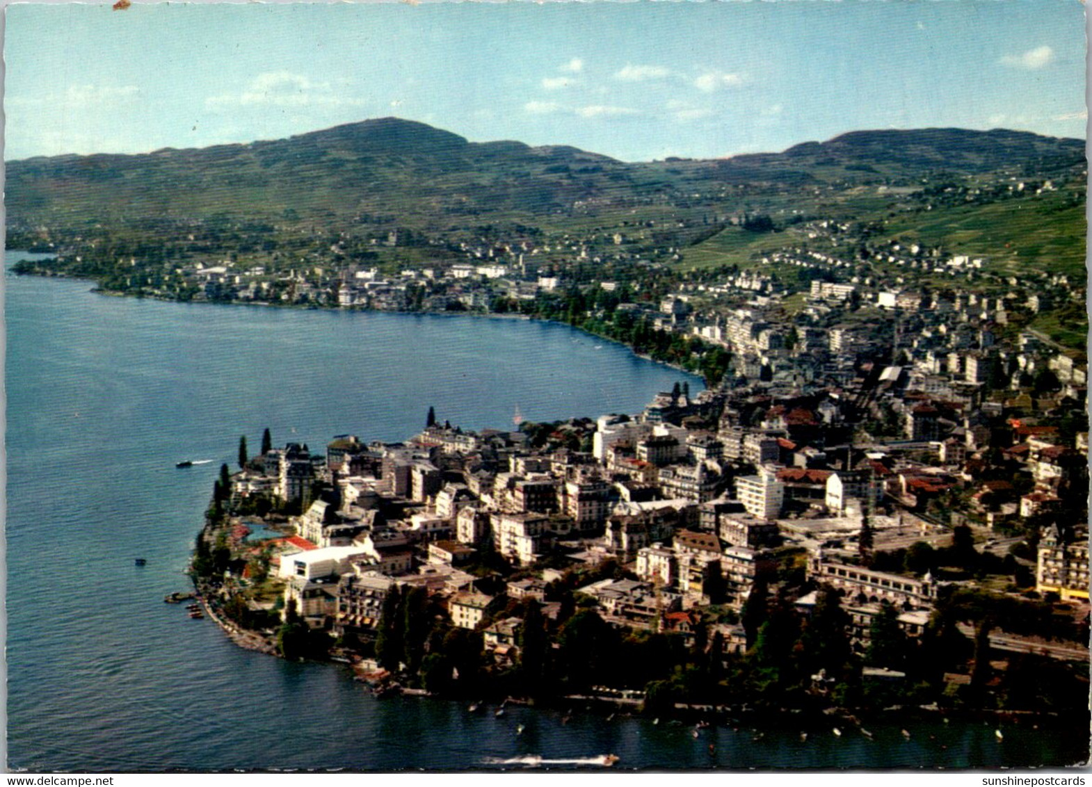 Switzerland Montreux Vue Aerienne Aerial View - Montreux