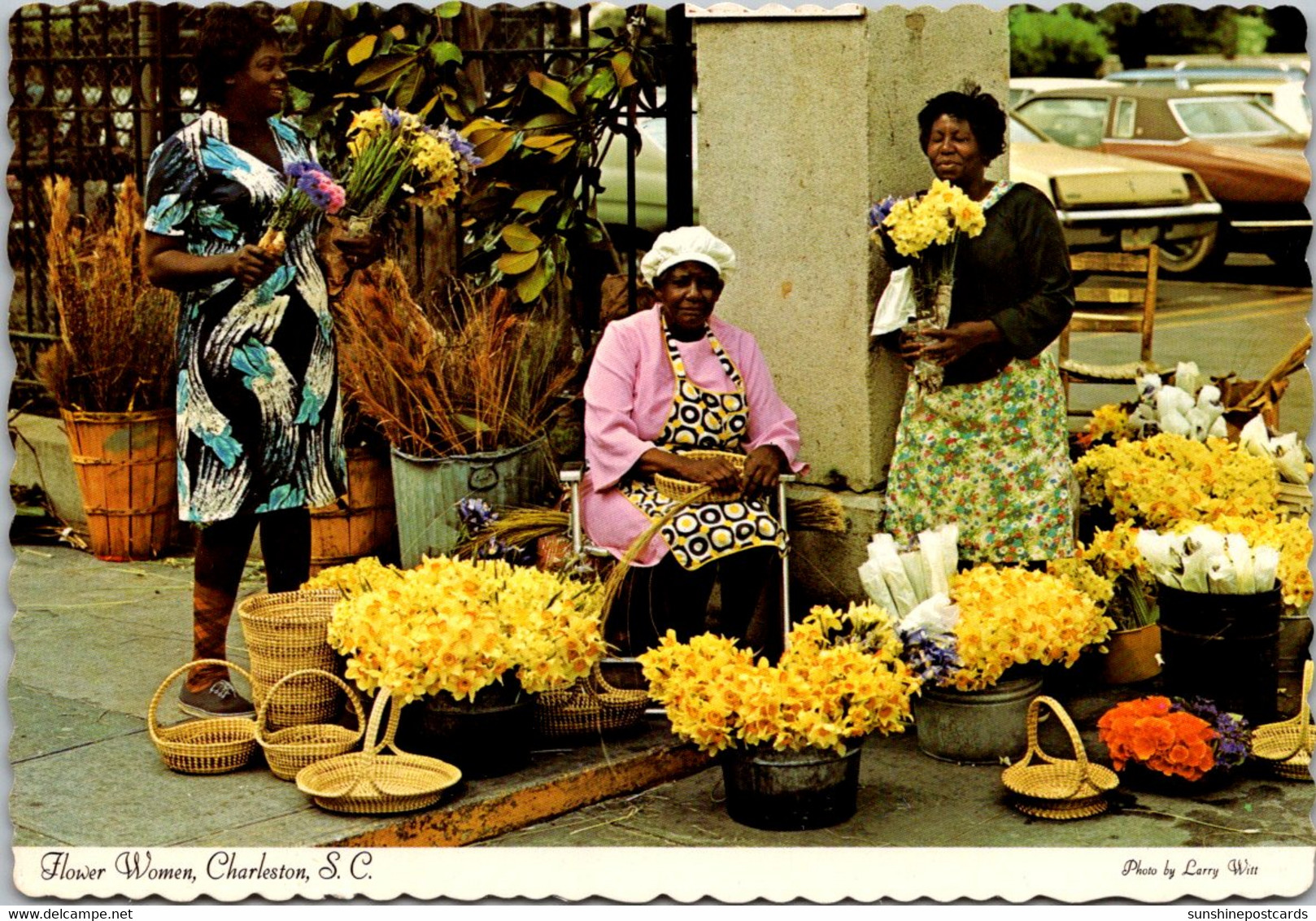 South Carolina Charleston Flower Women Outside The Post Office - Charleston