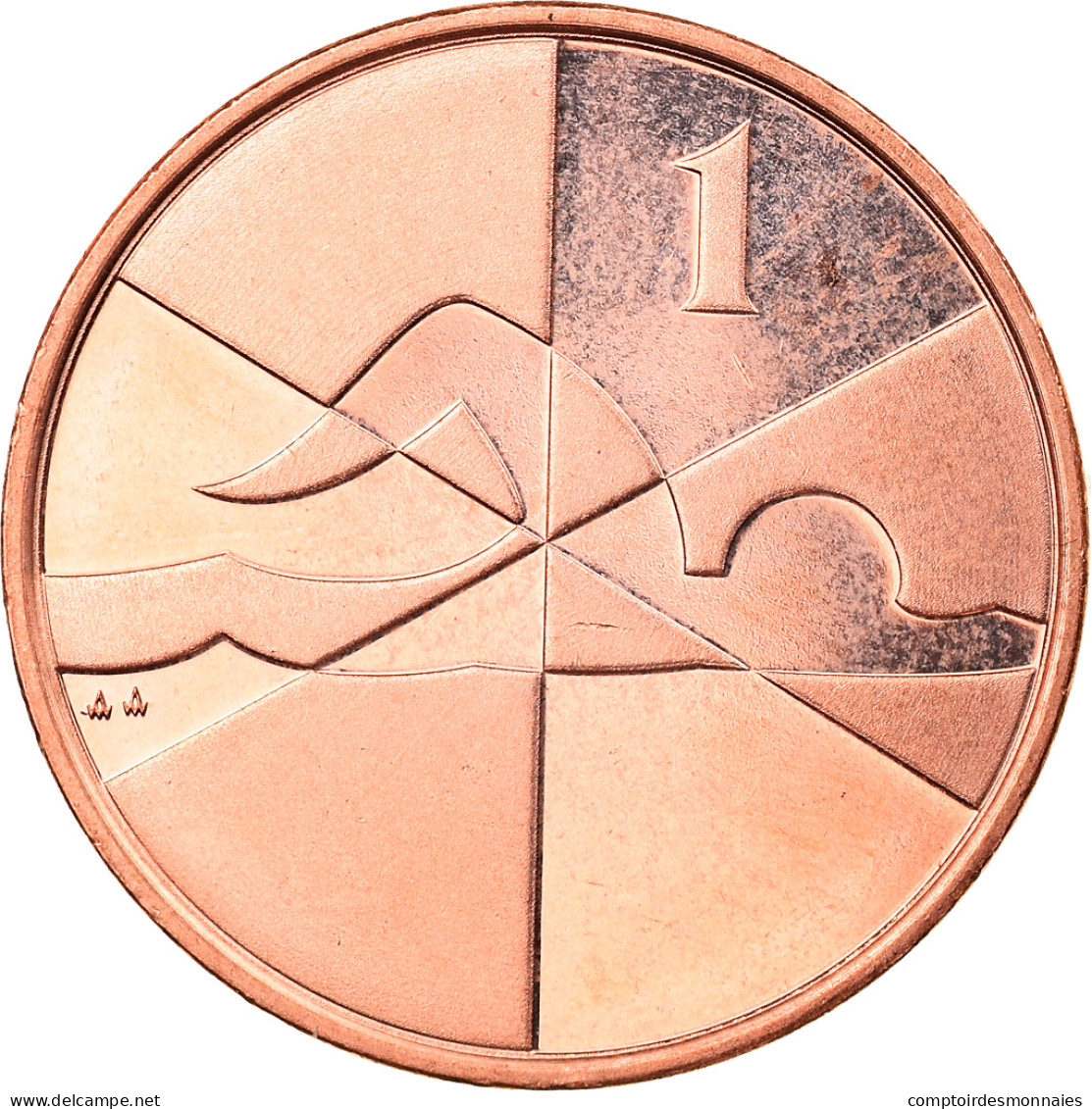 Monnaie, Gibraltar, Island Games, Penny, 2019, SPL, Bronze Plated Steel - Gibilterra