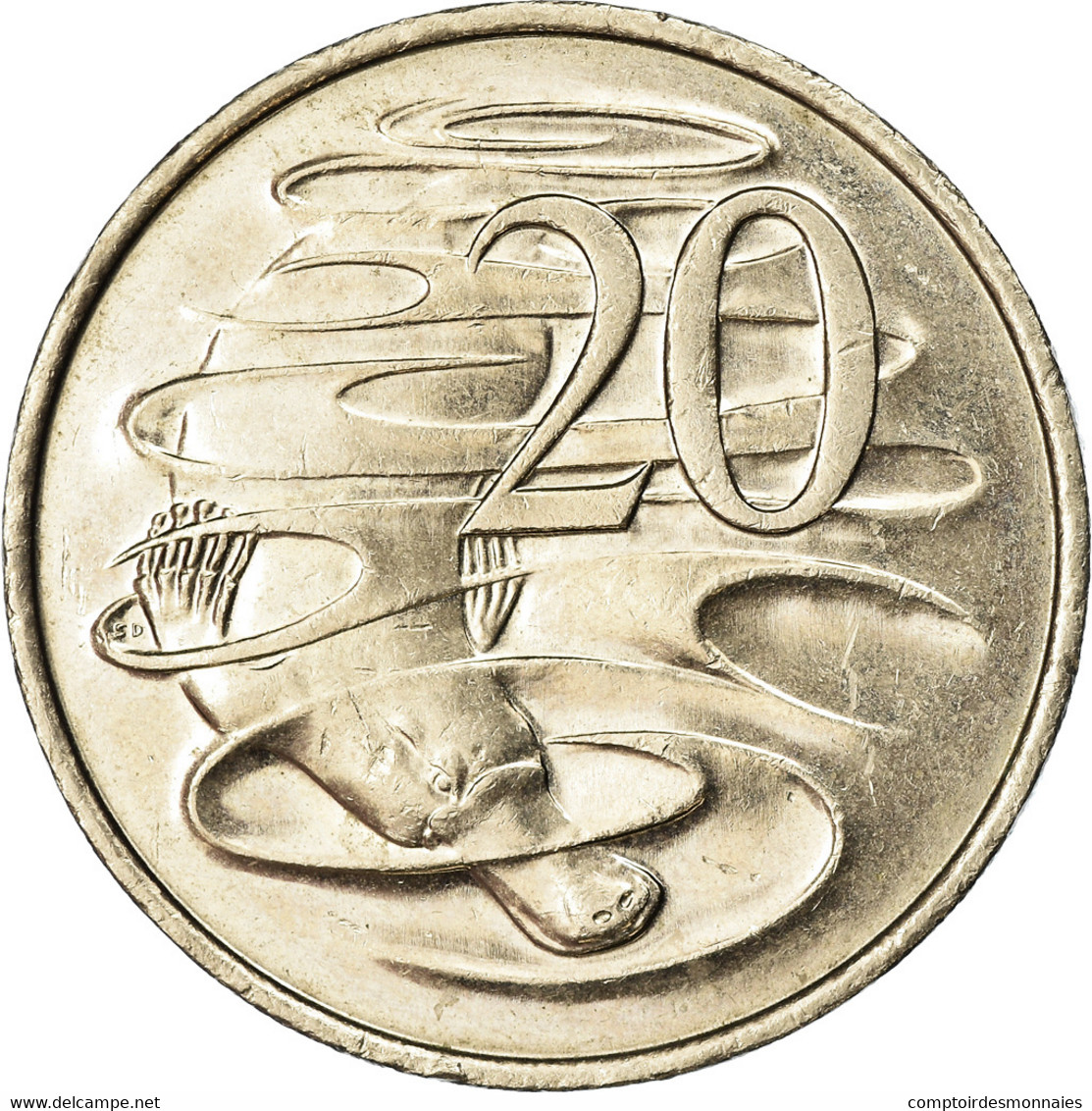 Monnaie, Australie, Elizabeth II, 20 Cents, 2000, TTB, Copper-nickel, KM:403 - 20 Cents