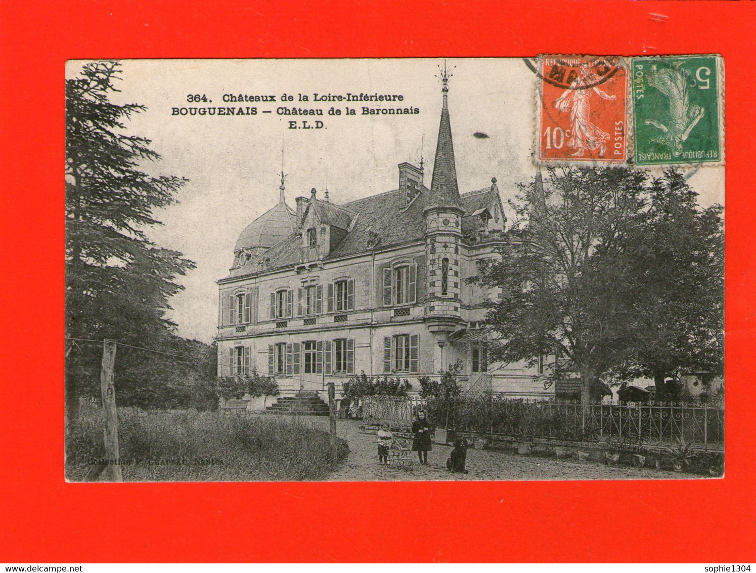 BOUGUENAIS - Château De La Baronnais -1917- - Bouguenais