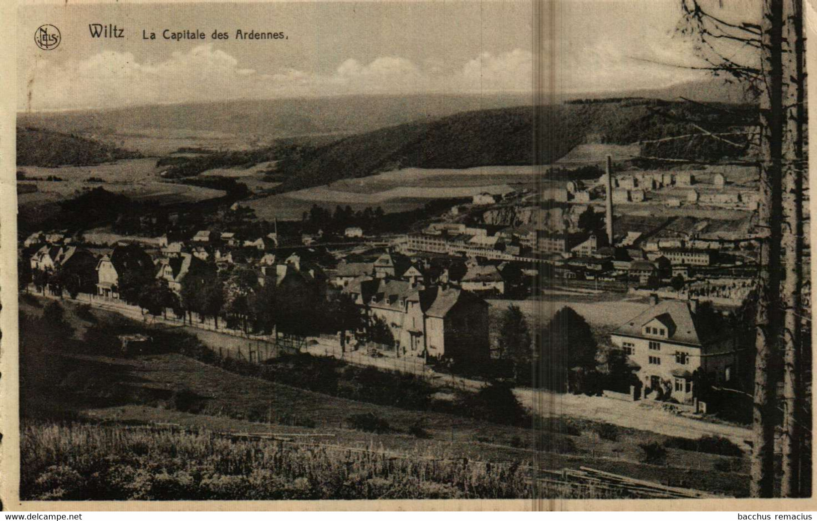 WILTZ La Capitale Des Ardennes   Edit. Tony Mander Cachet Postal Intéressant : Ambt, WILTZ - KAUTENBACH - Wiltz